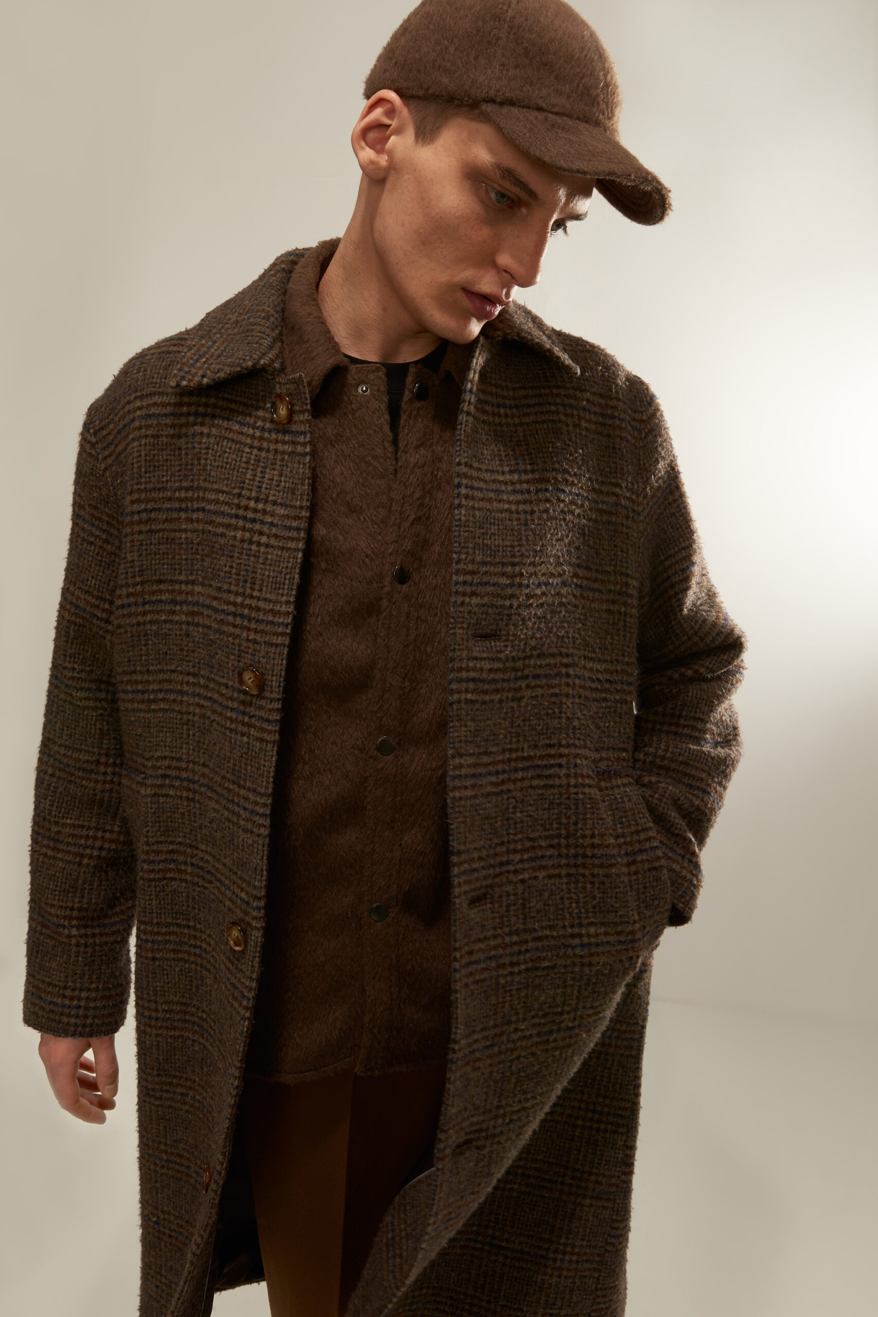 GIL_brown navy-check 023