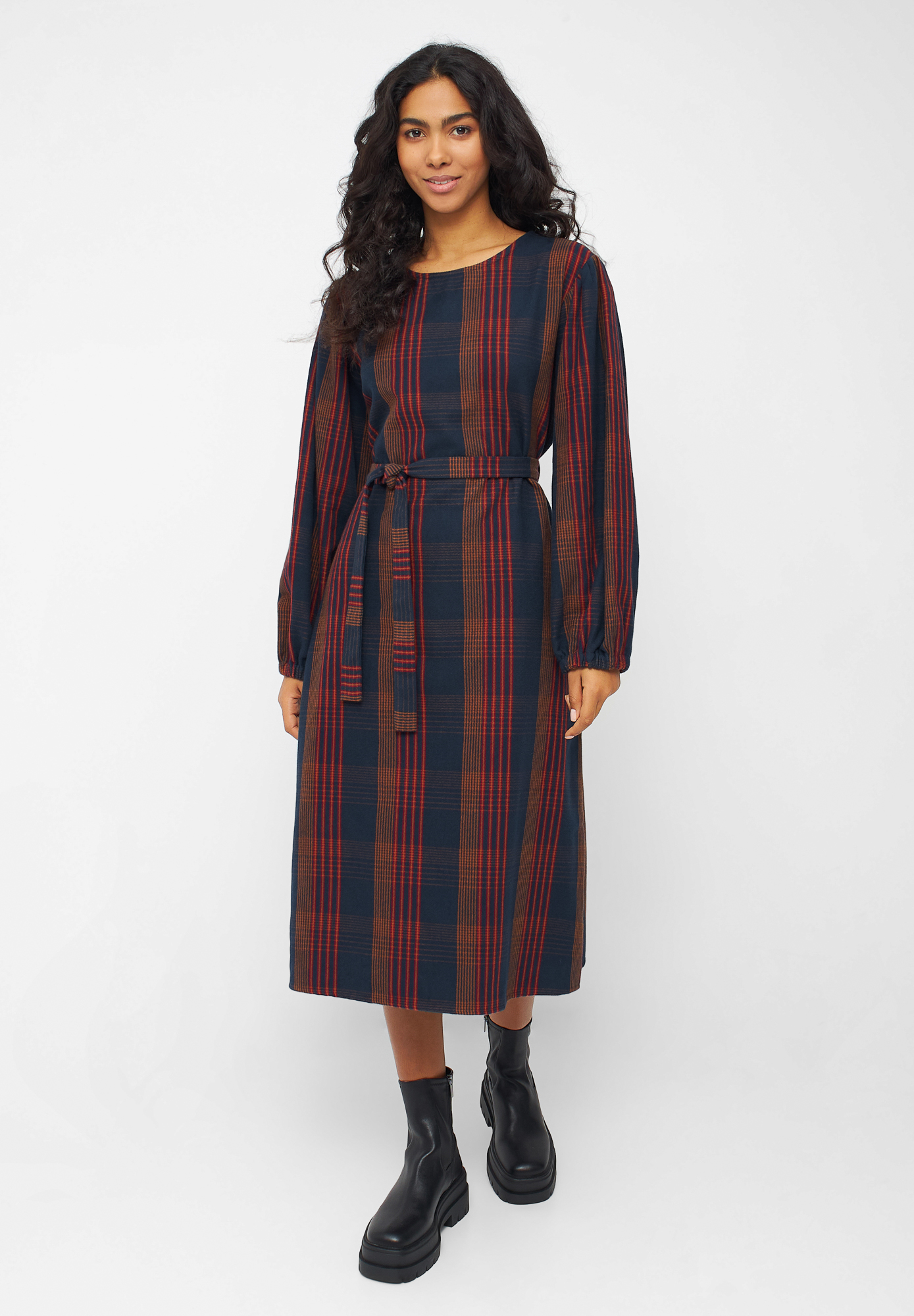 Aline_Blue Brown Red (Checked)_311